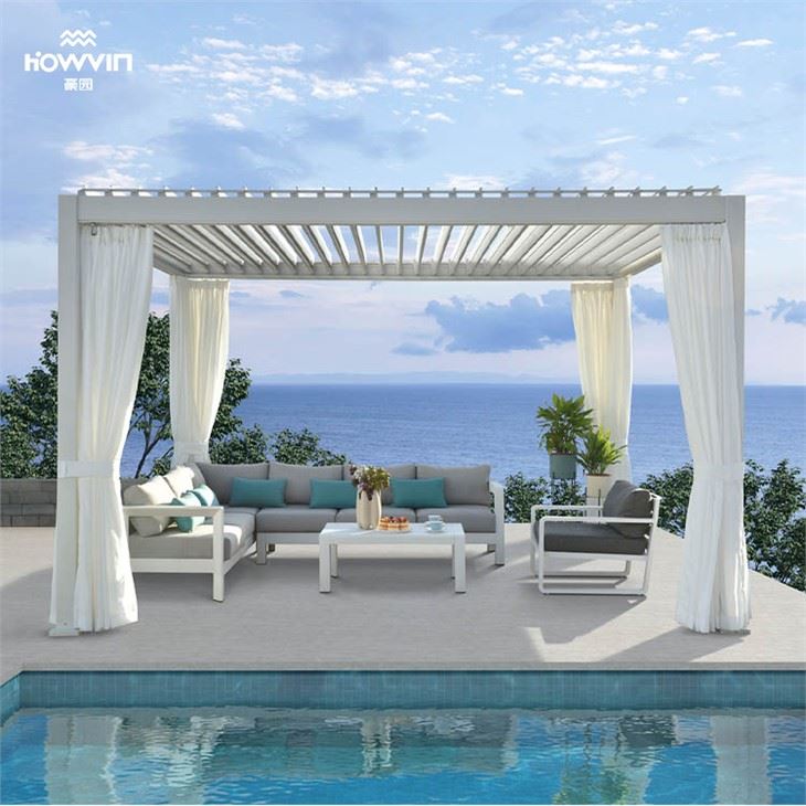 Alumīnija pergola ar jumtu