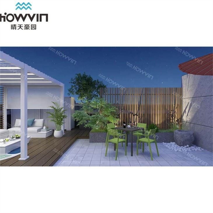 Moderna alumīnija lapene